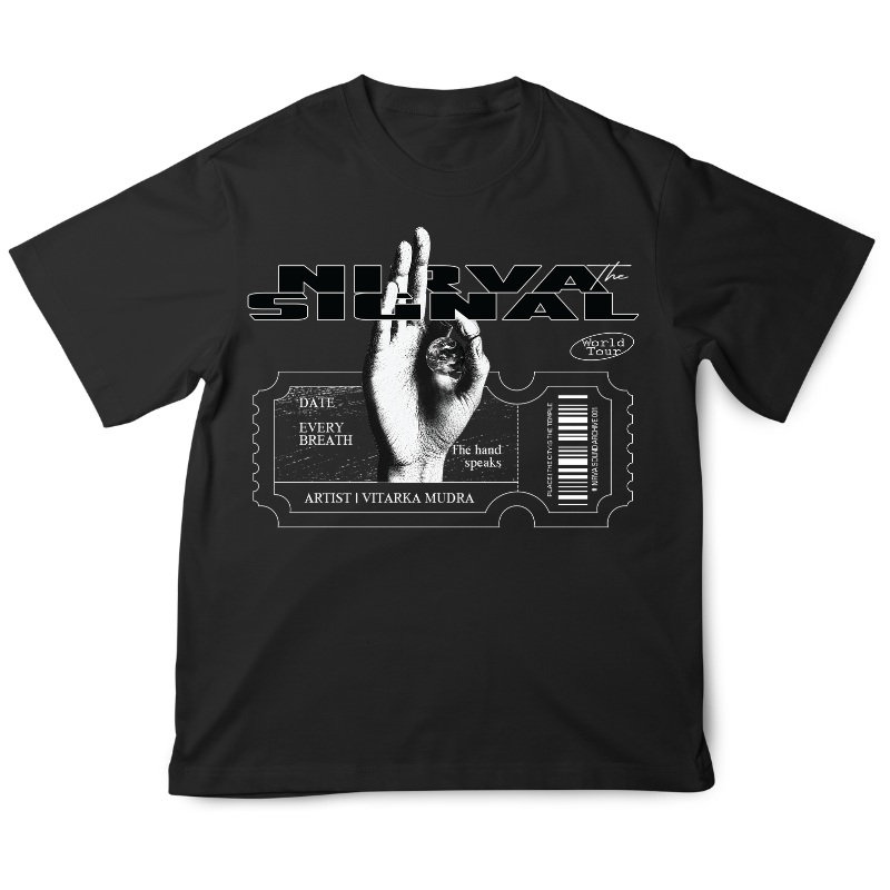 무드라 티켓 티셔츠 : Mudra Ticket Graphic T-Shirt