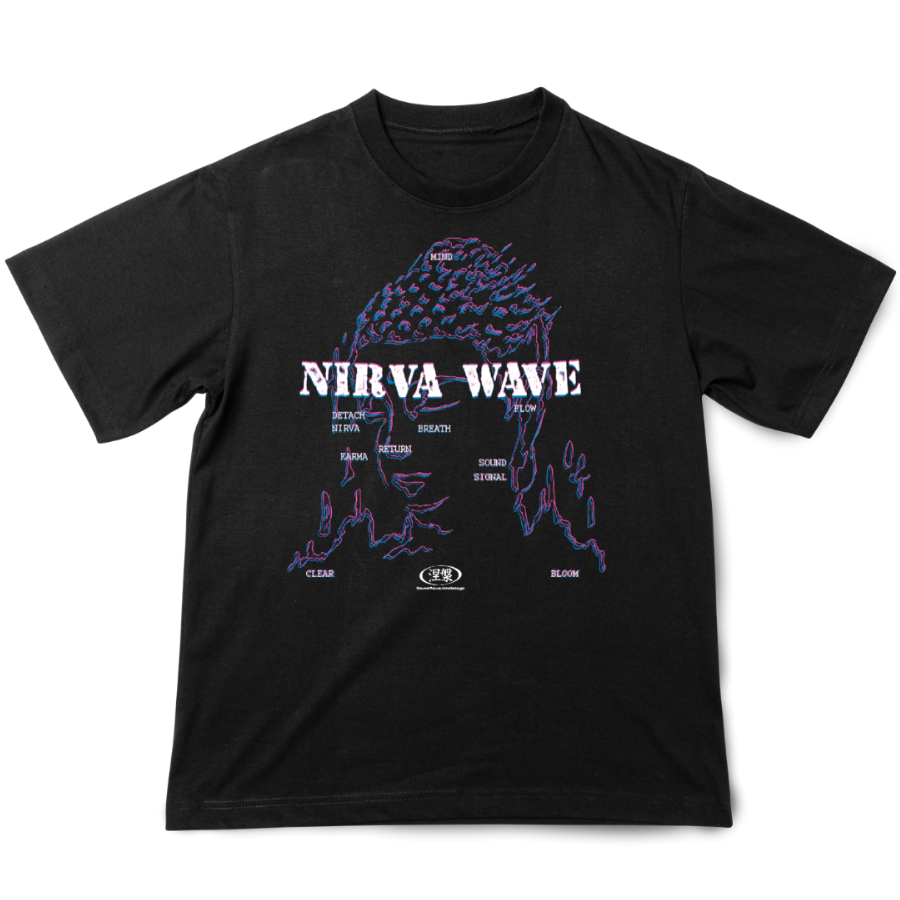 니르바 웨이브 티셔츠 : Nirva Wave Graphic T-Shirt